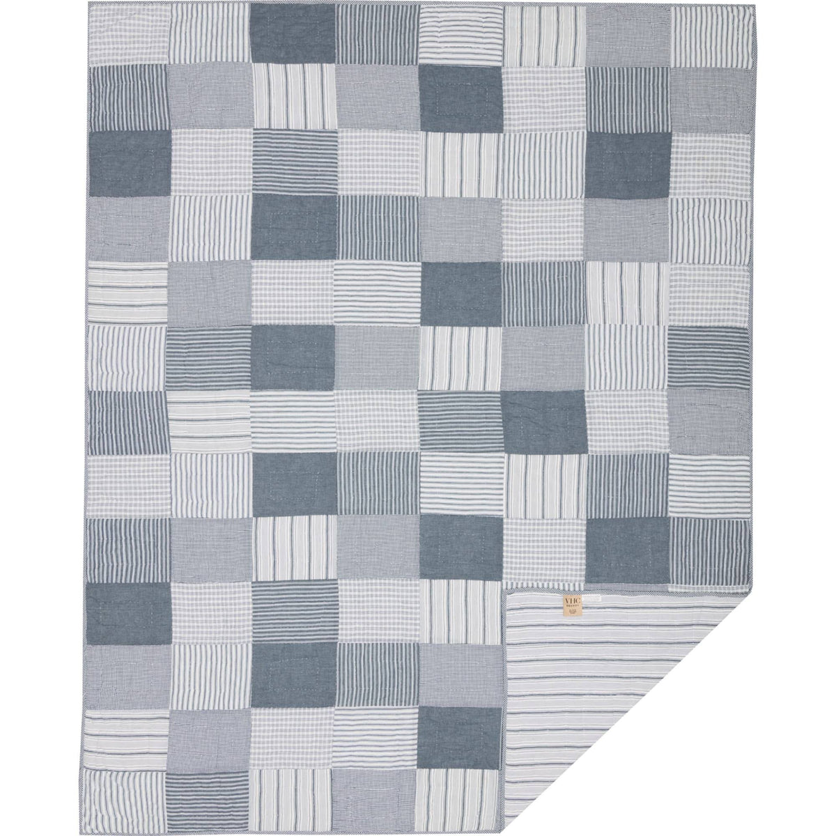 Blue California King Quilt D63874