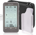 TENS Unit and EMS Combination Muscle Stimulator with 2 Channels, 12 Modes, Belt Clip and Protective Hard Travel Case N4199