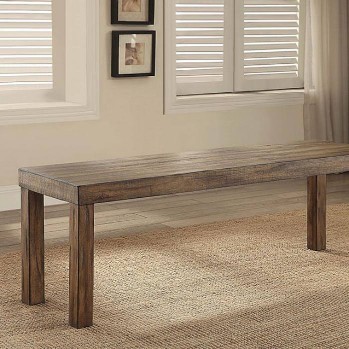Rustic Oak Small Bench O3144