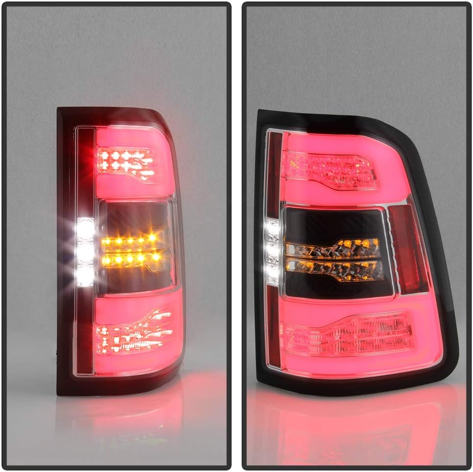 Chrome LED Tail Lights for 2019-2021 Ram 1500 R7295
