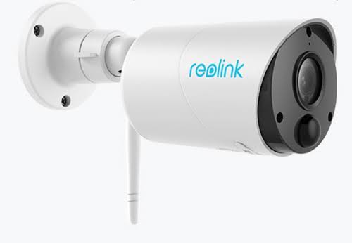Wire-Free Battery/Solar Powered Wi-Fi Security Camera with 2-Way Audio B473318