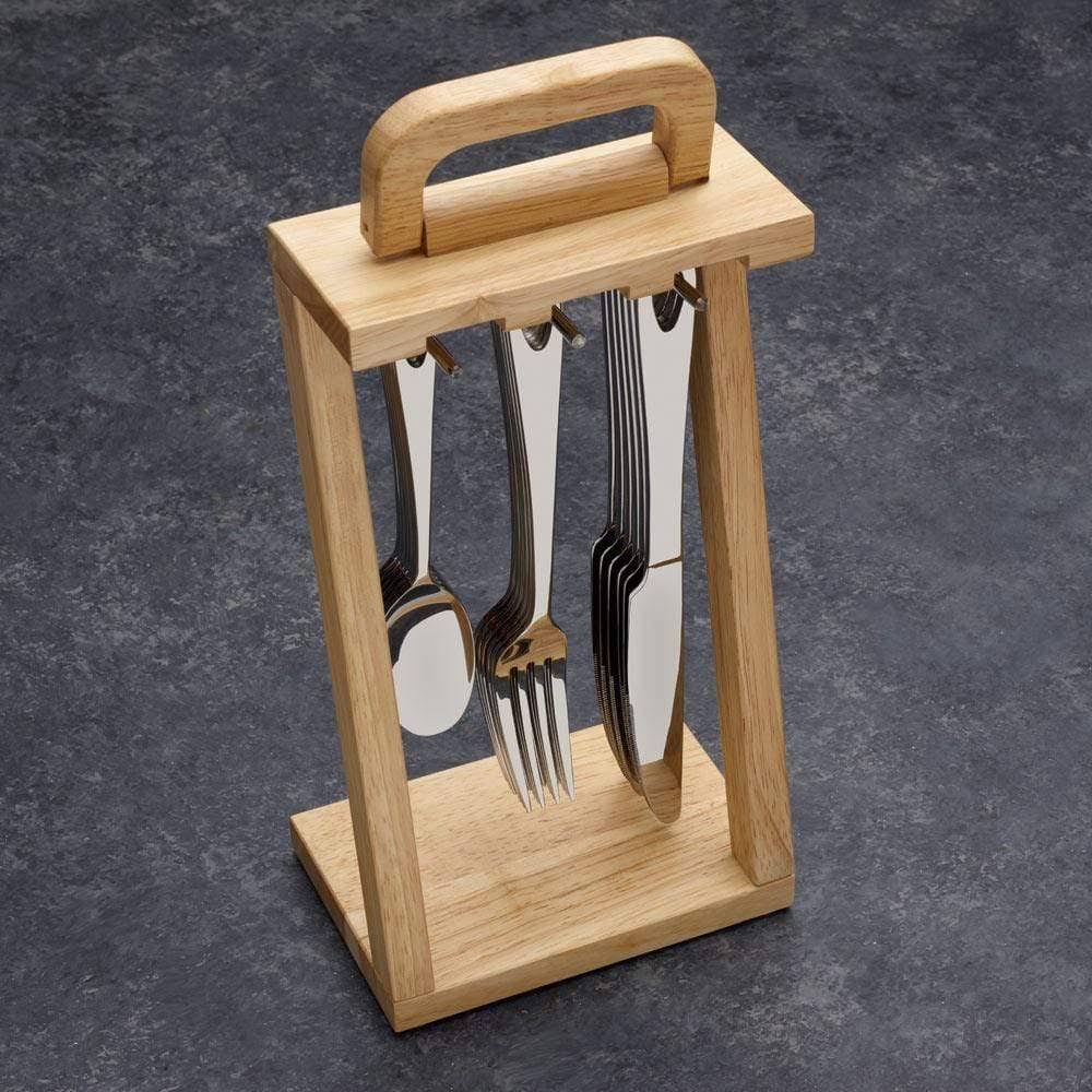 18 pc Flatware Set with Hanging Caddy R52162