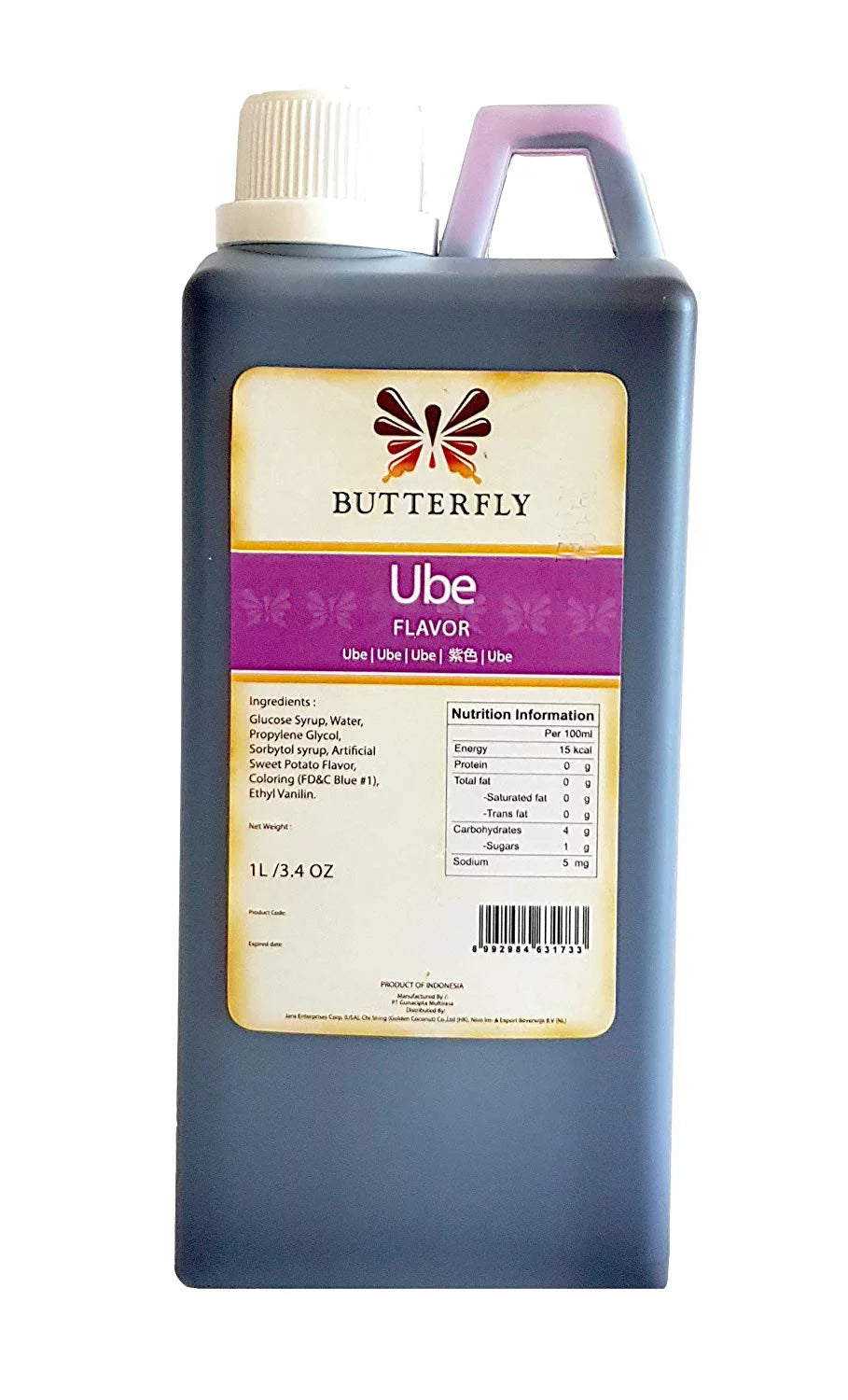 Ube Purple Yam Flavoring Extract 1 Liter, 33.8 Ounce W154983
