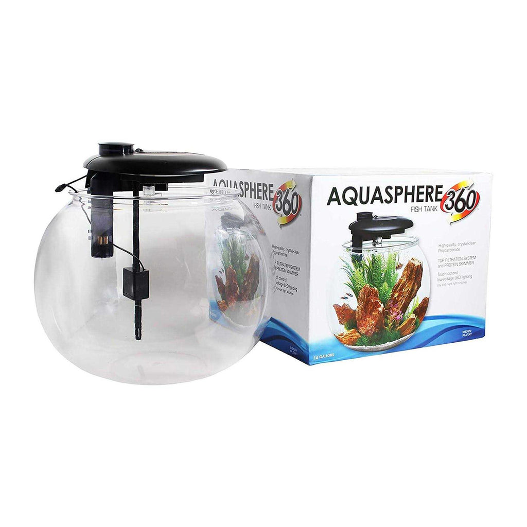 14 Gallon Polycarbonate Bowl-Shaped Aquarium V7757