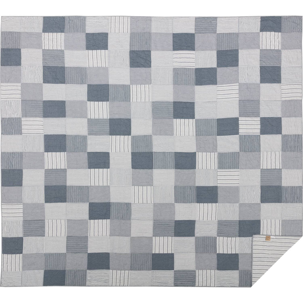 Blue California King Quilt D63874