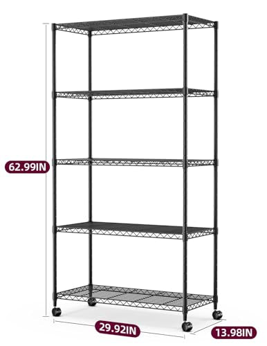 5-Tier Heavy Duty Storage Shelving Unit D55227