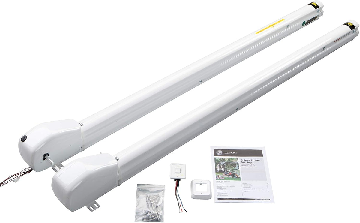12V Smart Arm Awning Hardware Kit White T1739