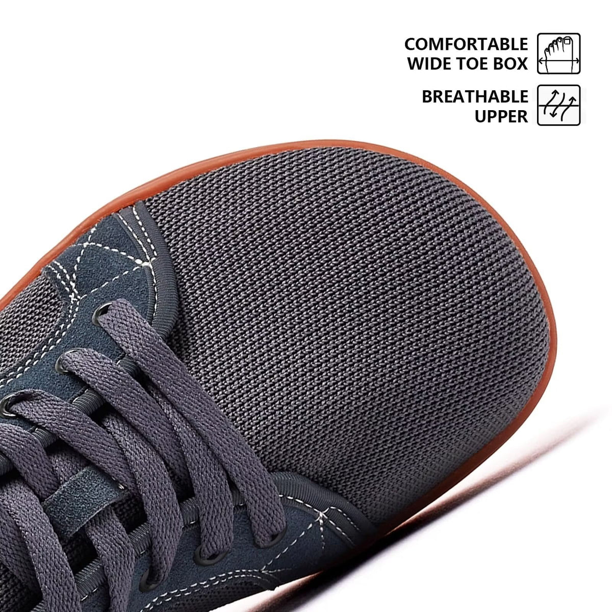 Men's Wide Minimalist Barefoot Shoes Zero Drop Sole L43846