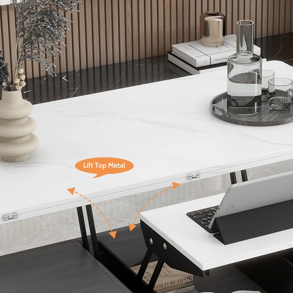 Double Lift Top Coffee Table with 4 Drawers G90996