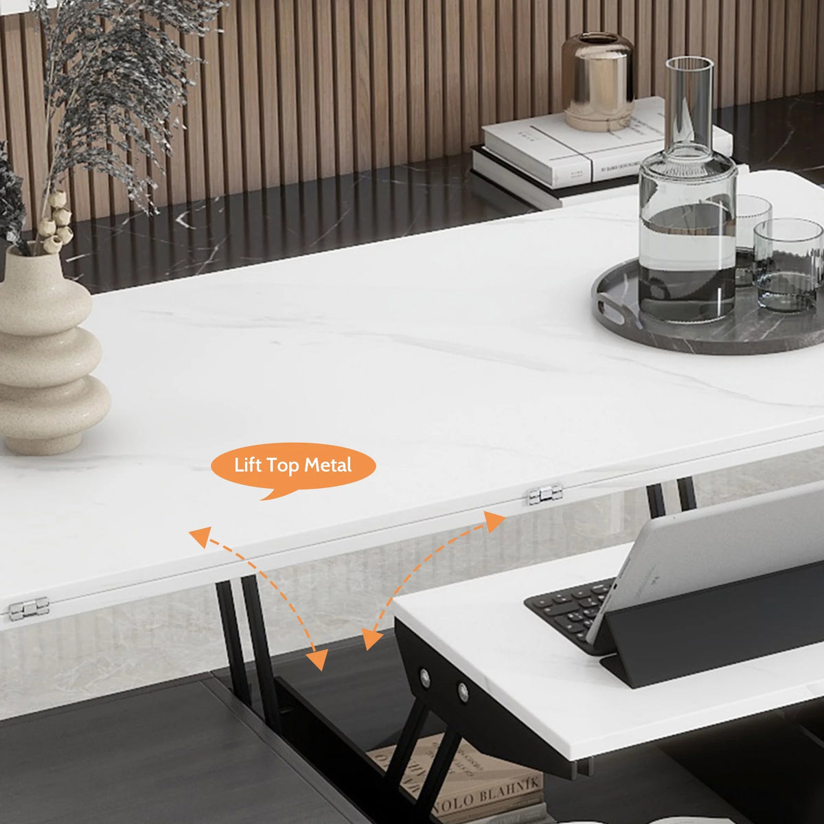Double Lift Top Coffee Table with 4 Drawers G90996