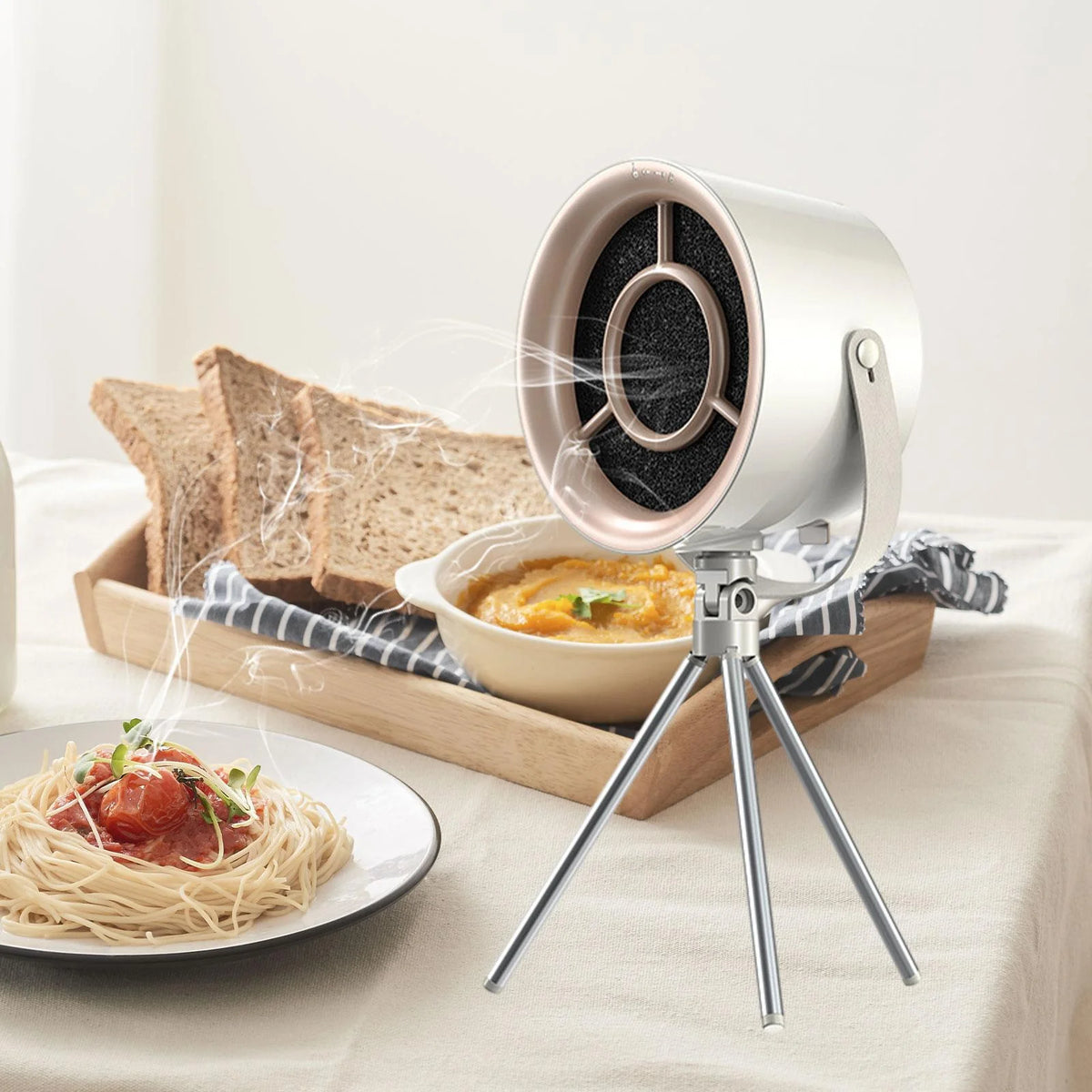 Portable Mini Range Hood White S128737