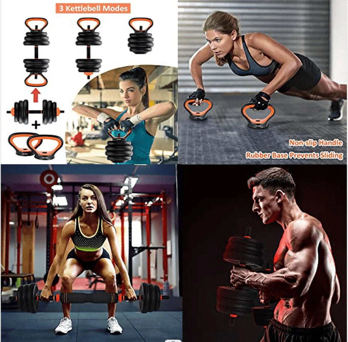 Adjustable Dumbbell Set Black R298