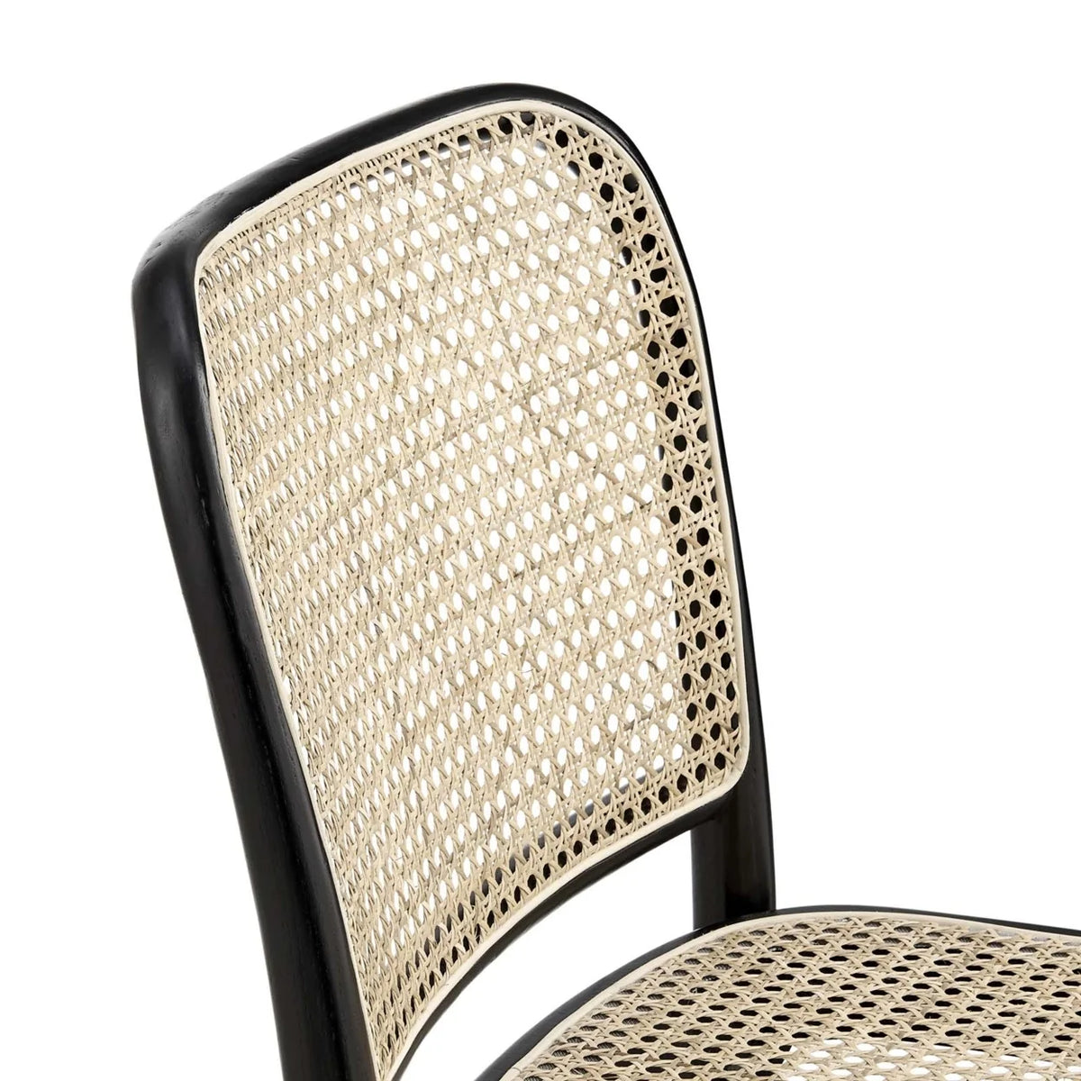 Black Wood Dining Side Chair B777975