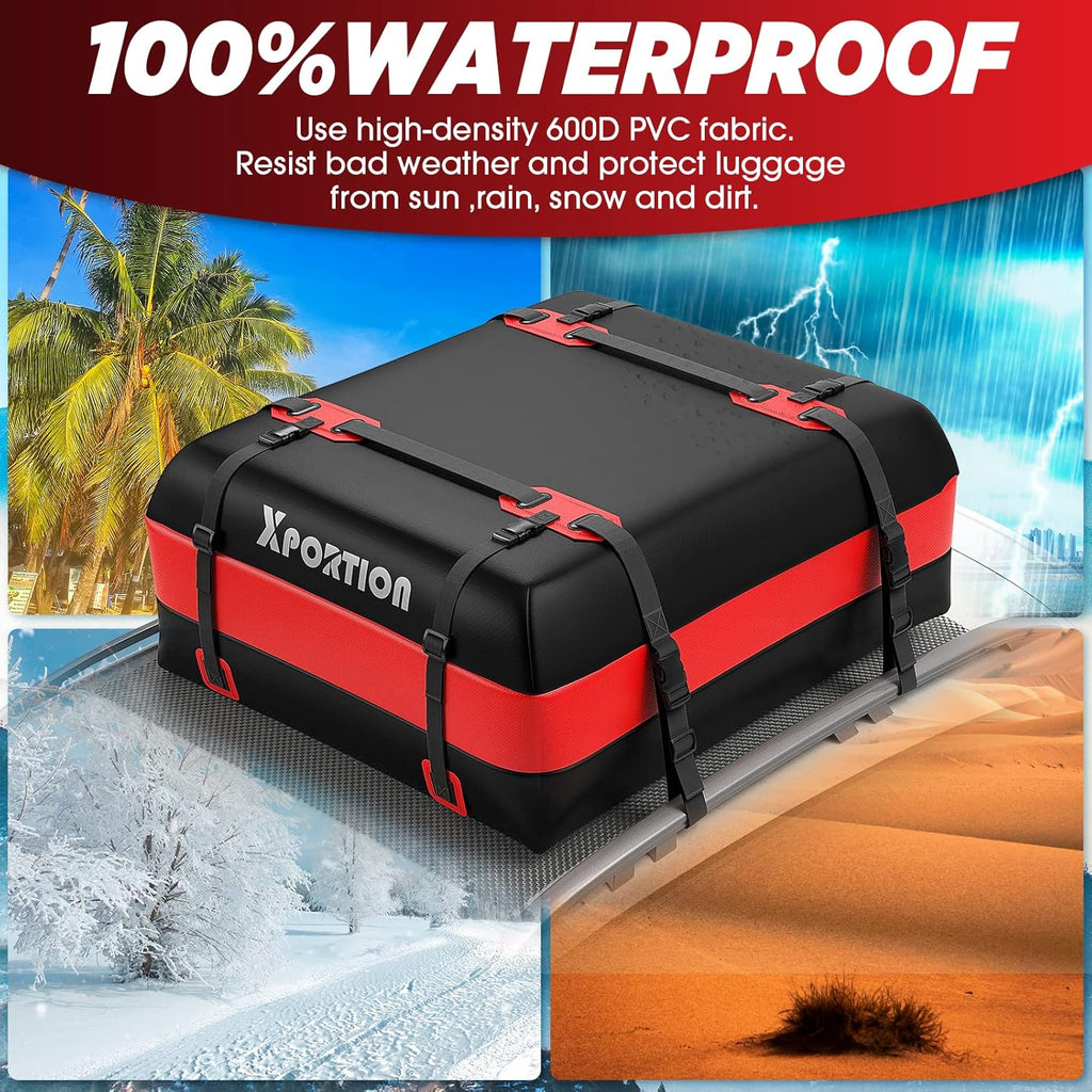 20 Cubic Feet Waterproof Rooftop Cargo Carrier Bag X92871