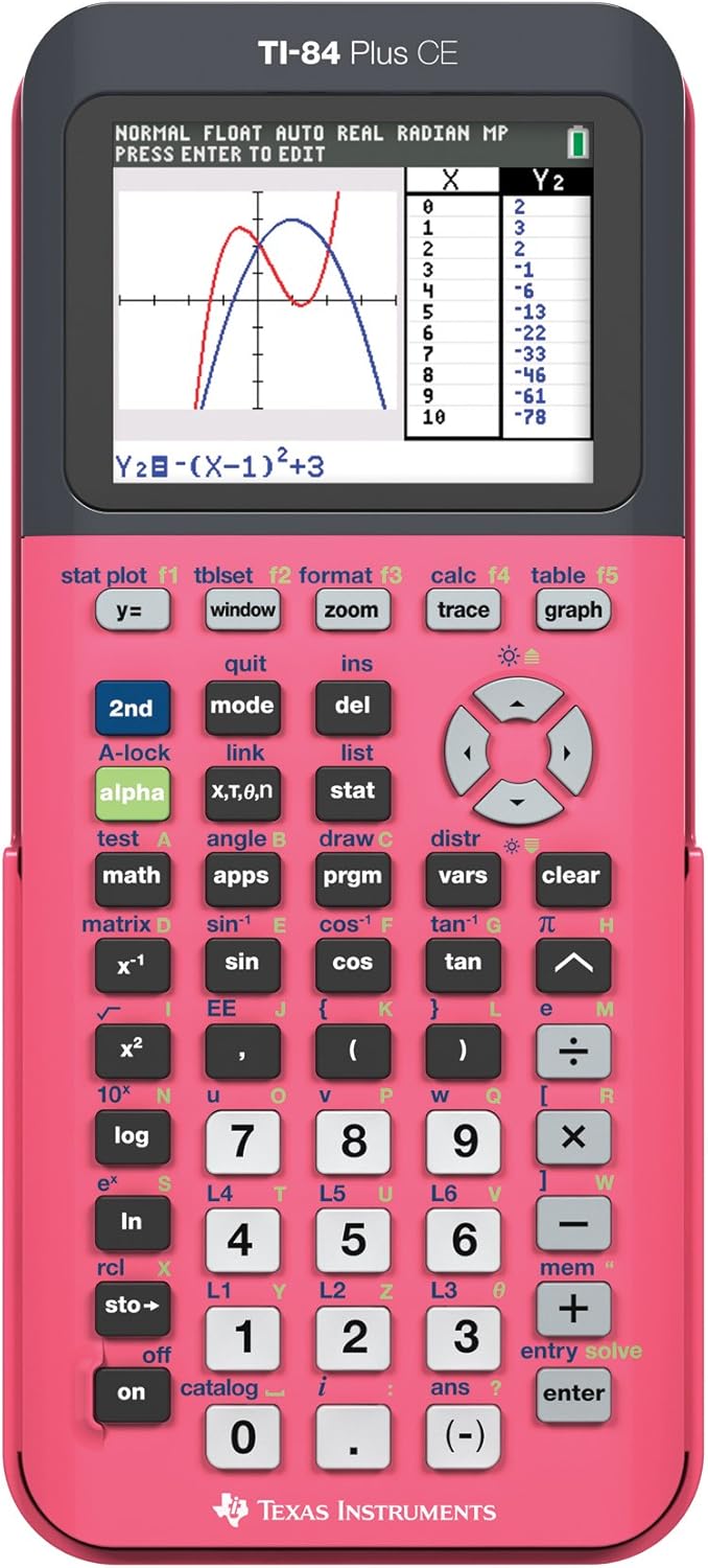 Black 7.5 Inch Color Graphing Calculator R4399