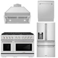 48 Gas Range, Range Hood Insert, Refrigerator with Water and Ice Dispenser and Dishwasher G276618