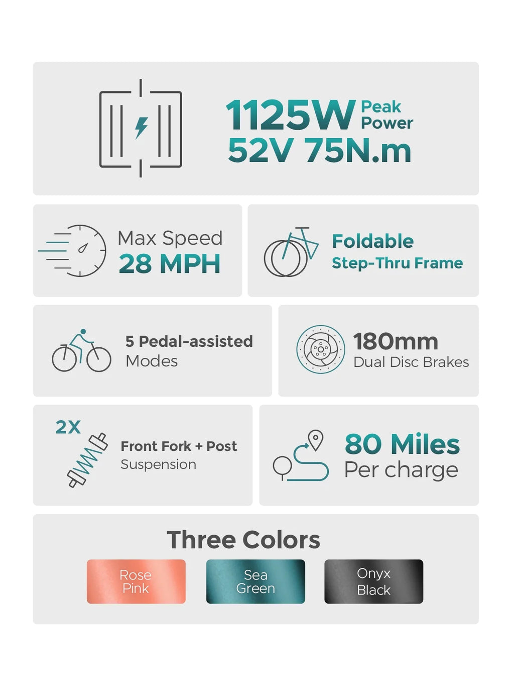 Pink Folding Electric Bike O3769