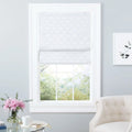 White Blackout Roman Shade S16798
