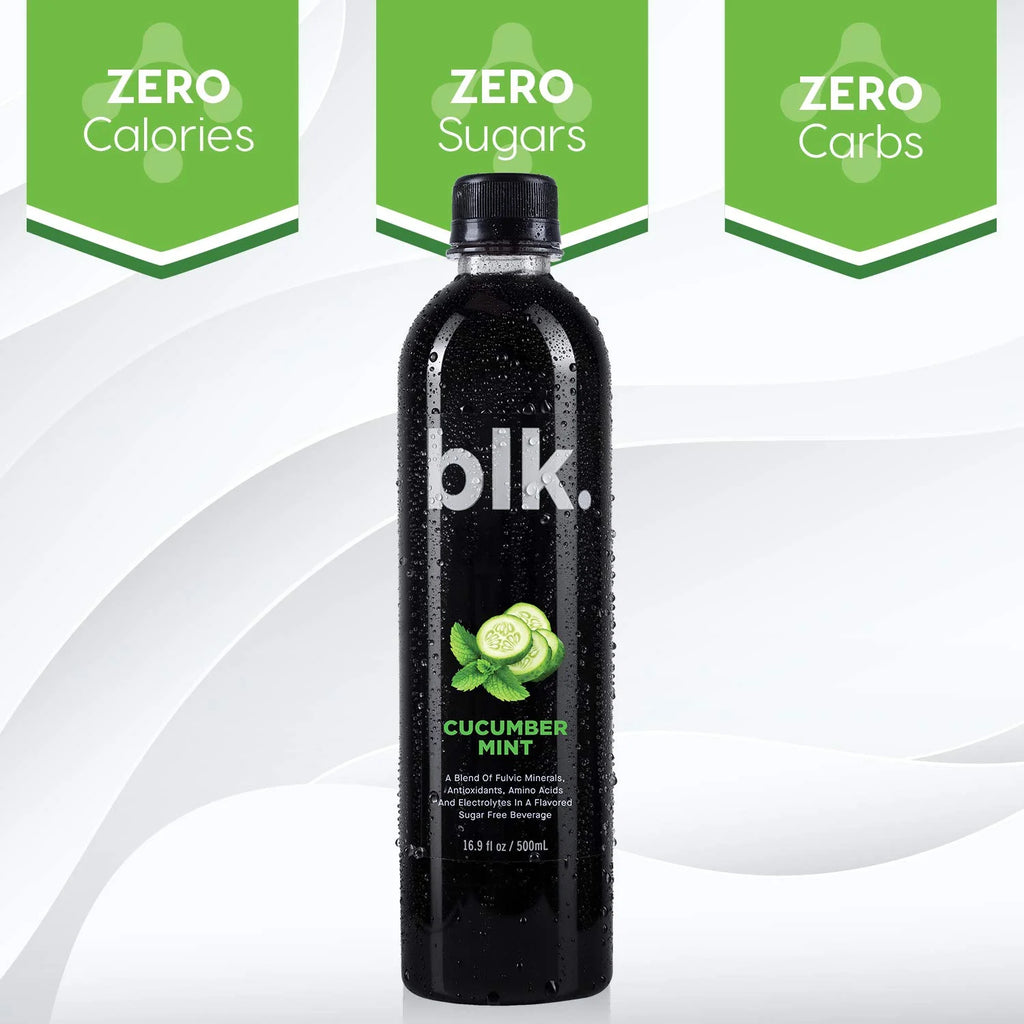 Cucumber Mint Fulvic Enriched Water 16.9oz / 500ml (12 Pack) R193
