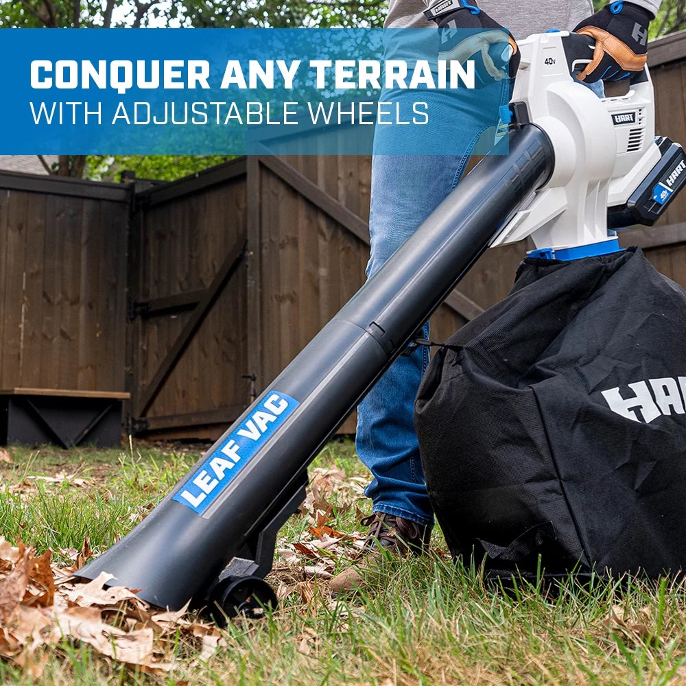 40-Volt Battery-Powered Leaf Vacuum Kit J297675