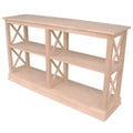 Sofa Server Table with Shelves F549