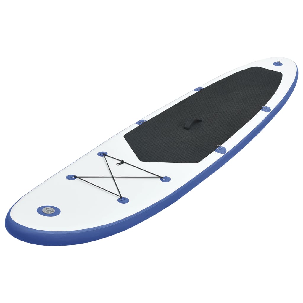 Blue and White Inflatable Paddleboard Set D5207