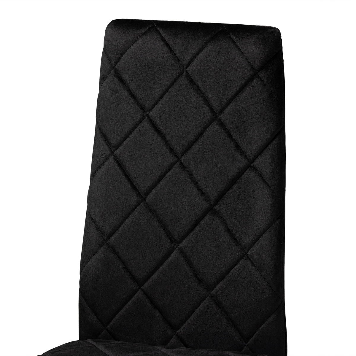 Black and Gold Dining Chair Set of 4 X158