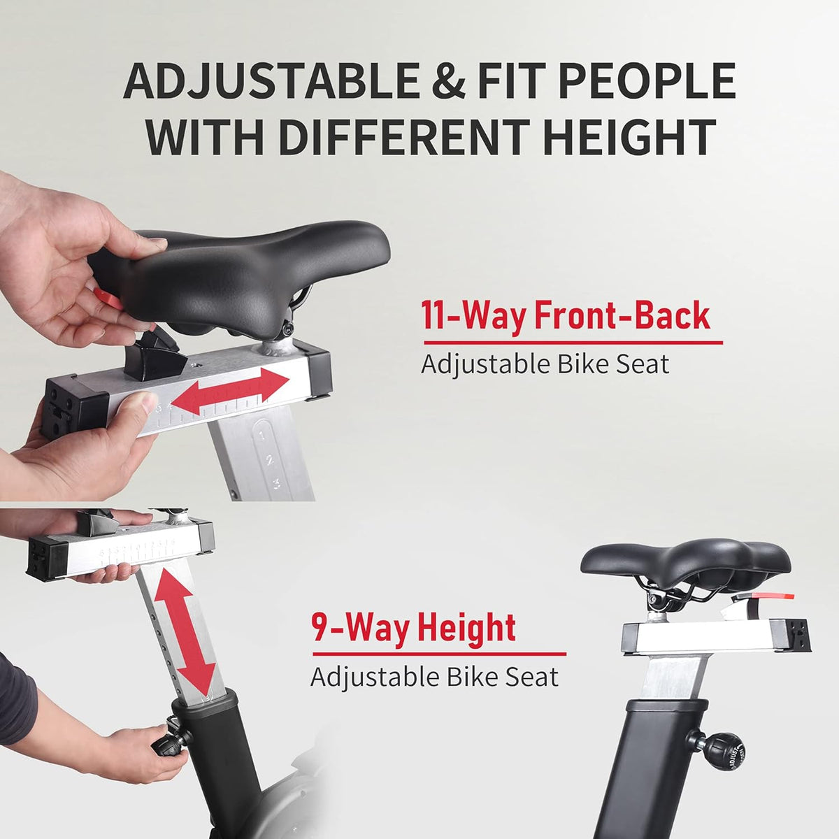 Indoor Cycling Stationary Bicycle with Air Resistance W18143