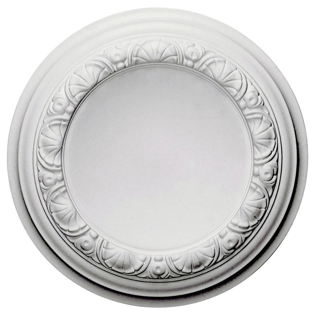 12 1/2 inch x 1 1/2 inch Ceiling Medallion, Hand-Painted O160