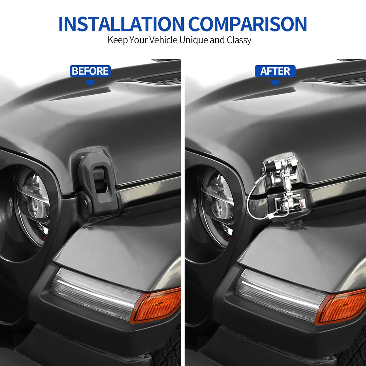 Aluminum Alloy Hood Latches Kit V453495