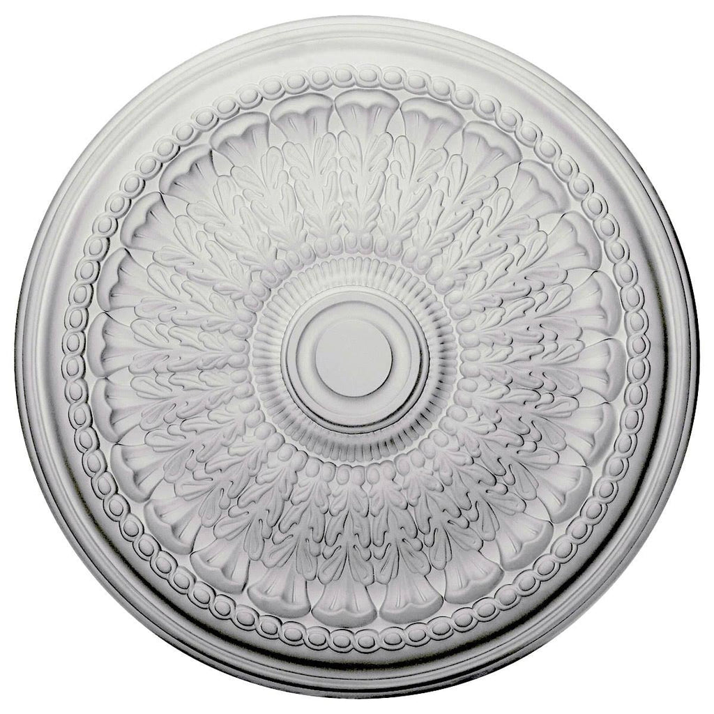 27x22OD x 2 1/2x22P Ceiling Medallion, Hand-Painted Frost K361868