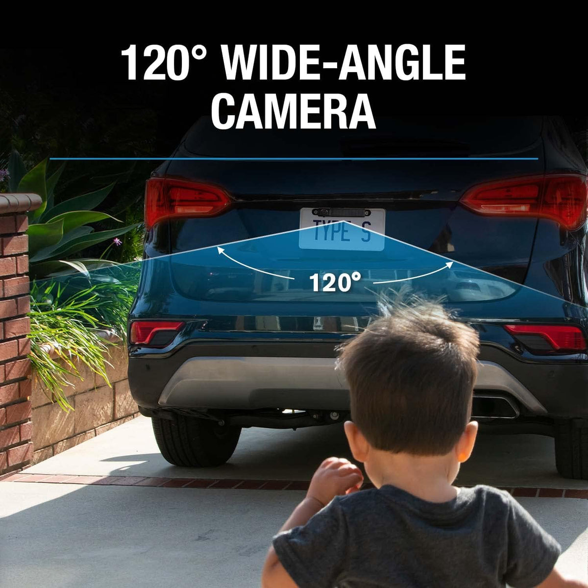 Solar Powered 1080p HD Backup Camera Y18748