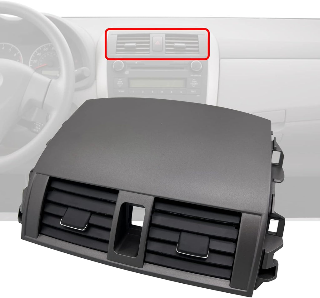 Center A/C Air Vent Upper Bezel Trim D2540
