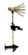 55lb Thrust Transom Mounted Saltwater Electric Trolling Motor with LED Battery Indicator (36" Shaft) G921