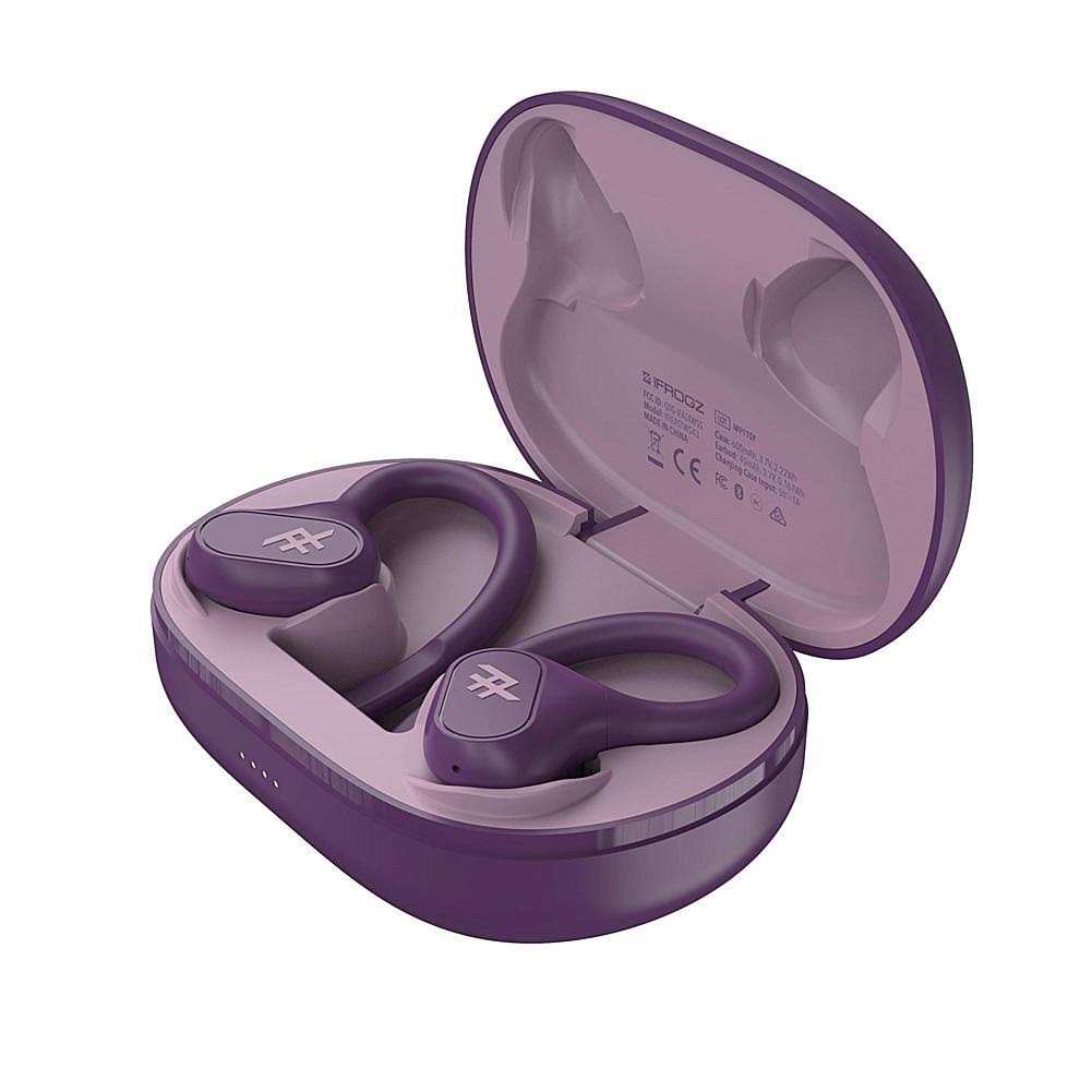 Purple Truly Wireless Earbuds with Charging Case I9269