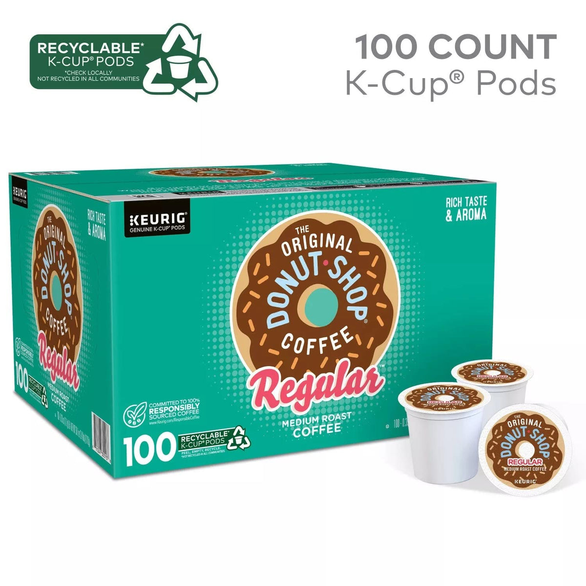 100 K-Cups Regular Coffee M4011