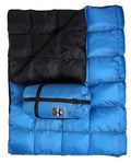 Arctic Blue Water Resistant Adventure Blanket with Compression Sack U39053