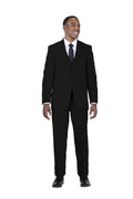 Jet Black Vested Suit G734343
