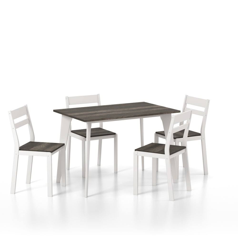 5-Piece Dining Table Set - Grey D4123