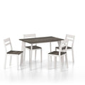 5-Piece Dining Table Set - Grey D4123