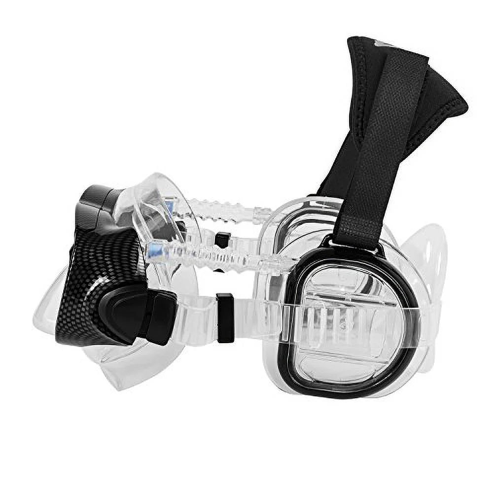 Tempered Glass Dive Mask with Ear Covers E729110