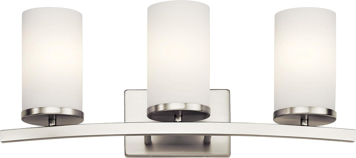 3 Light Vanity Light Brushed Nickel Y197