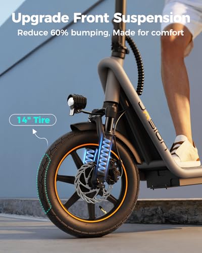 Electric Scooter with Seat, Front Suspension, Turn Signal C13196