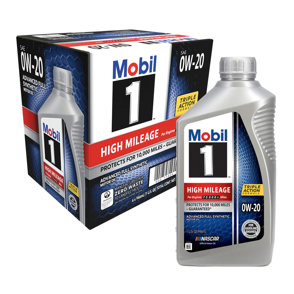 High Mileage Full Synthetic 0W-20 Motor Oil Q862850