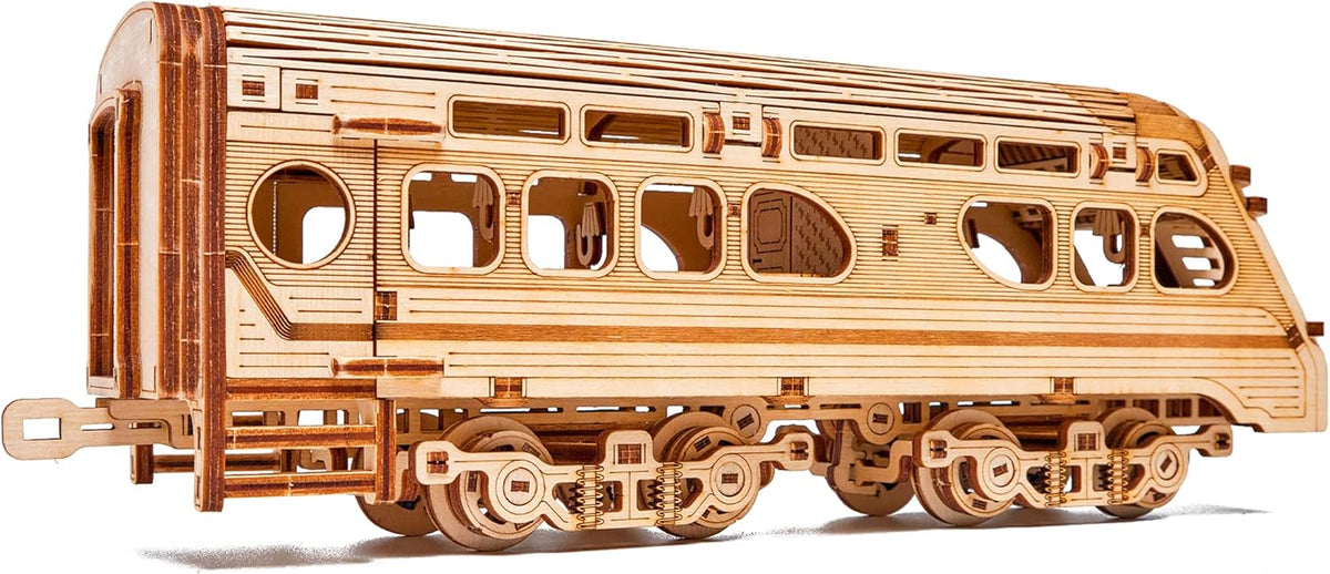 26.7x4 in Wooden Mechanical Locomotive Model Kit M5767