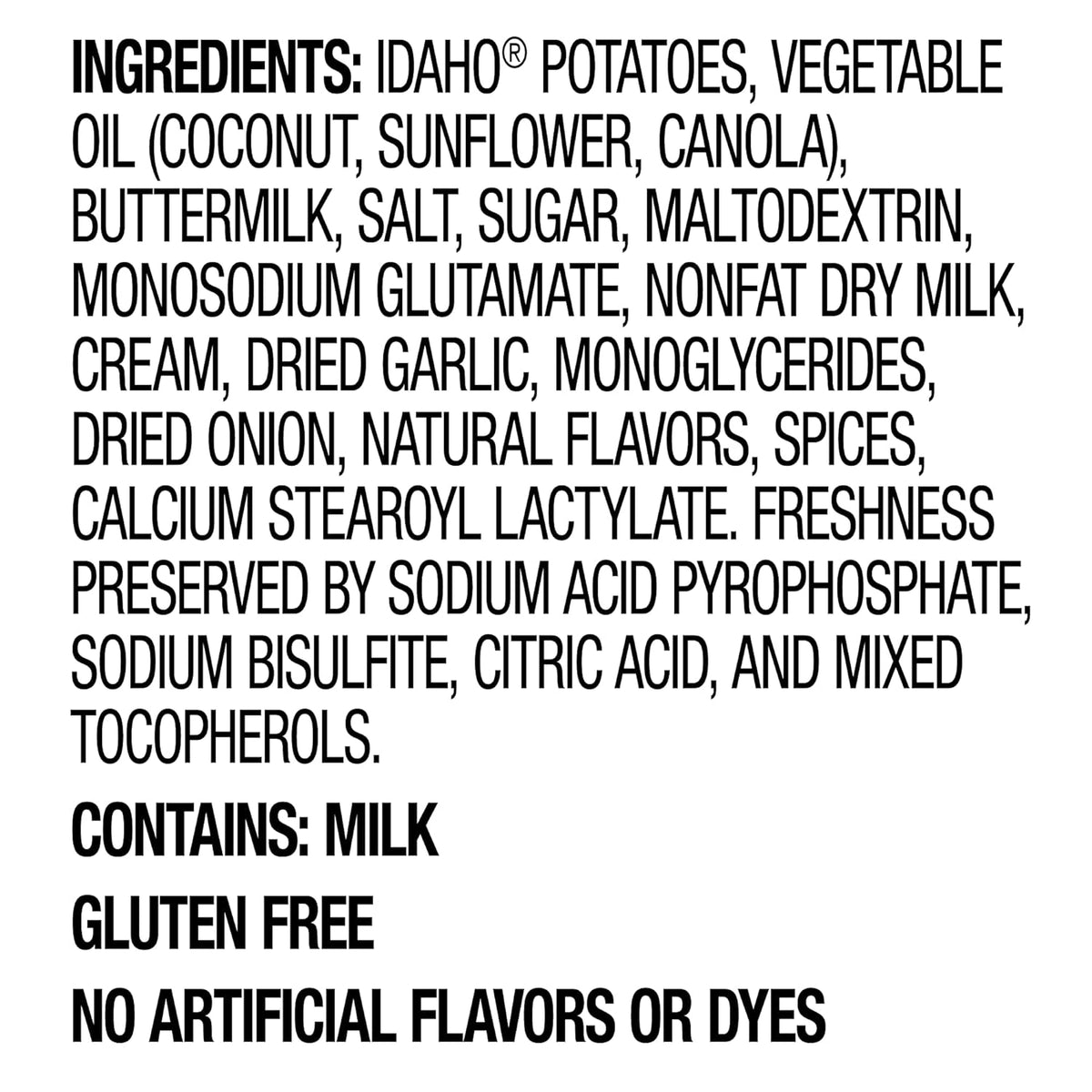 Mashed Potatoes, 4 oz (Pack of 12) Z983
