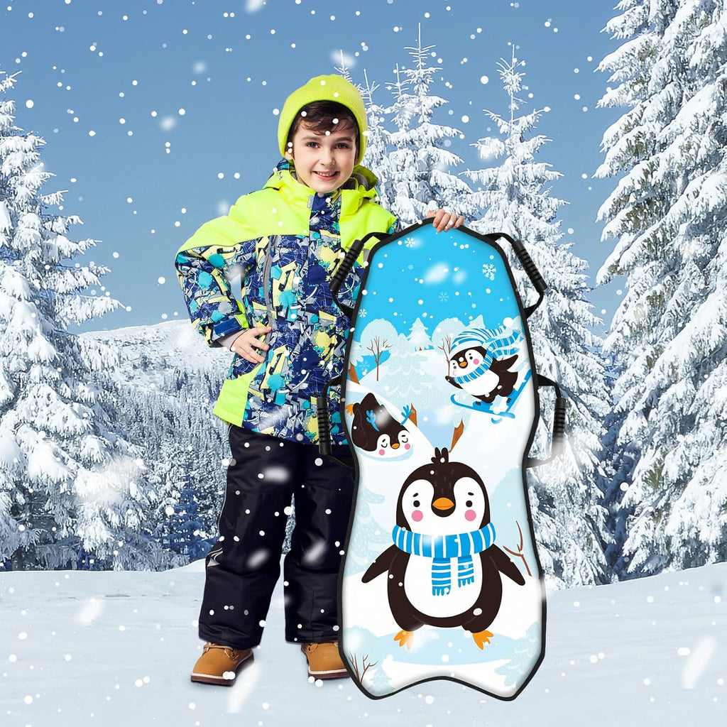 35" Heavy Duty Snow Sled with Slick Bottom H68213