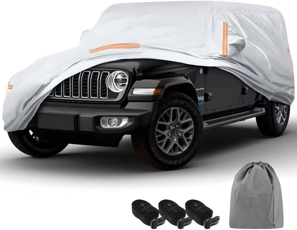 Silver Waterproof Car Cover for Jeep Wrangler 4 Door Z229