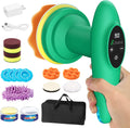 Cordless Car Polisher, 4inch 2500-6000 RPM Orbital Polisher with 8 Pads W52986