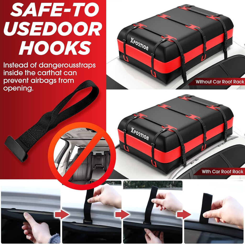 20 Cubic Feet Waterproof Rooftop Cargo Carrier Bag X92871